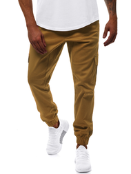 Férfi nadrág jogger camel OZONEE A/404