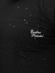 Férfi Póló Fekete OZONEE O/QQ1387