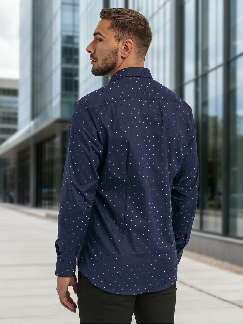 Férfi Ing Gránát OZONEE V/V181