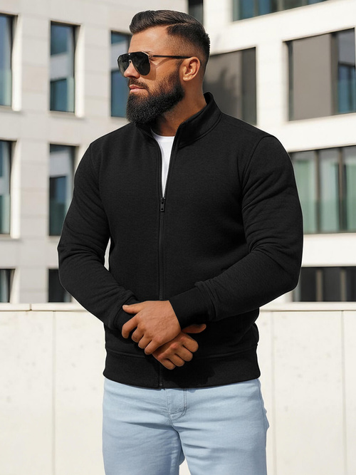 Férfi Pulóver Fekete OZONEE JS/2002Z