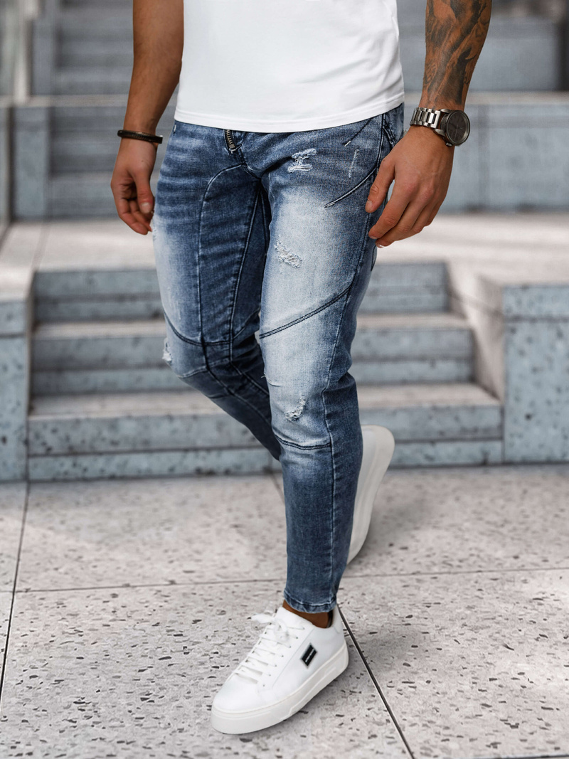 Férfi farmer nadrág kék OZONEE NB/MP0045B