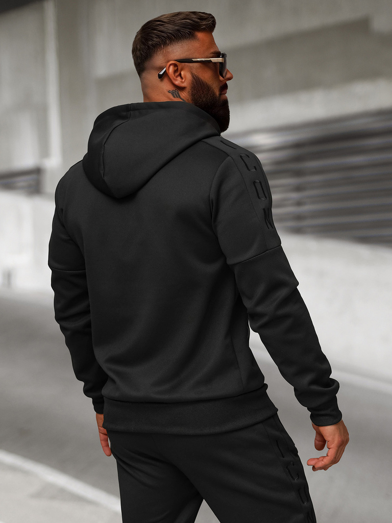 Férfi melegítő együttes fekete OZONEE O/LN11760