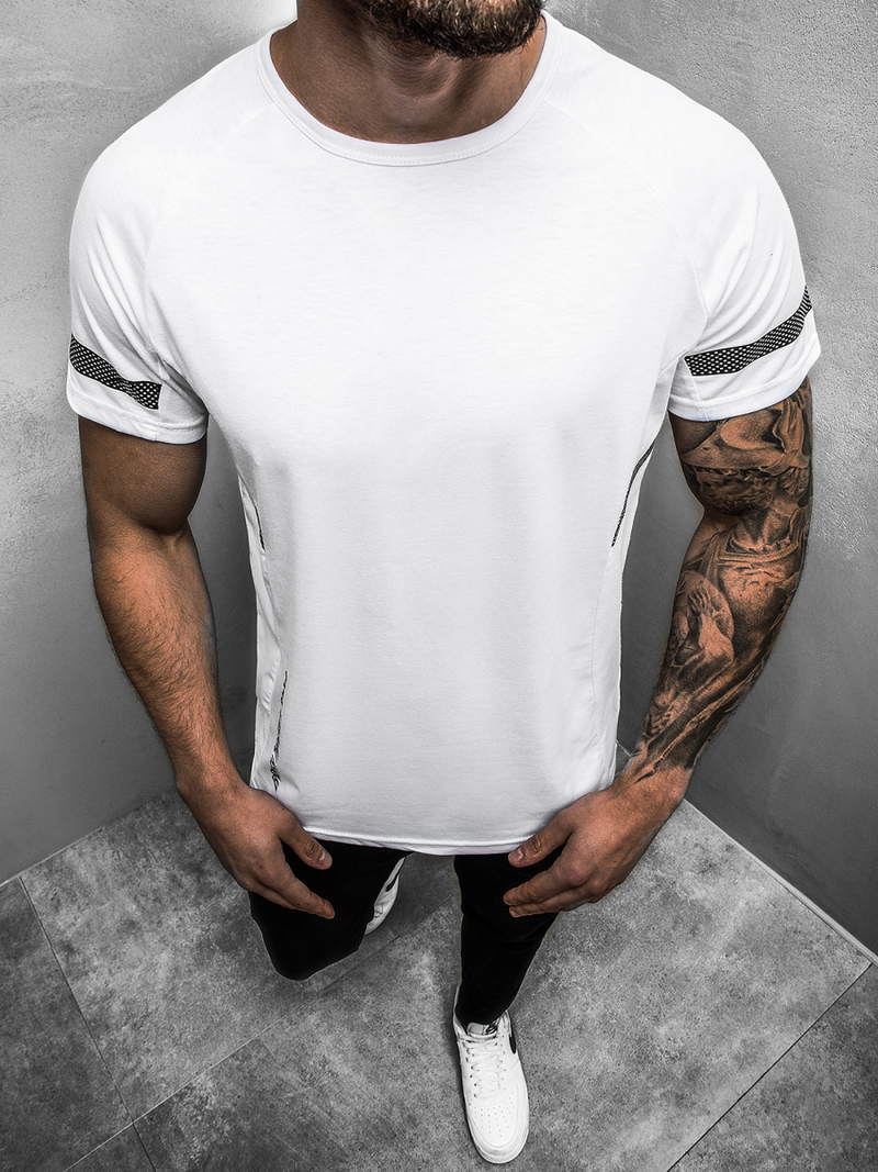 Férfi póló Fehér OZONEE JS/S150/1