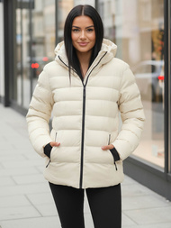 Női téli kabát Ecru OZONEE JS/M769/281