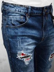 Férfi farmer nadrág Kék OZONEE DR/TF075