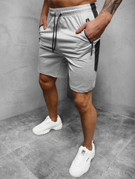 Férfi rövidnadrág szürke OZONEE JS/68061