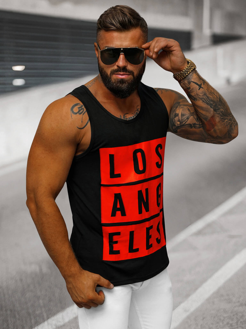 Férfi Atléta Fekete OZONEE O/T105/3