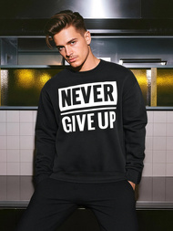 Férfi Melegítő Felső Fekete OZONEE JS/8B1769/3