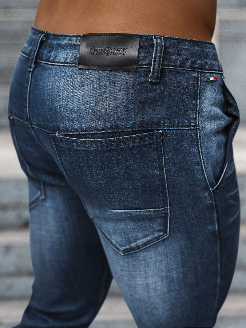 Férfi farmer nadrág sötét-kék OZONEE NB/MP0091BS