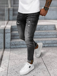 Férfi farmer nadrág fekete OZONEE NB/MP0169G