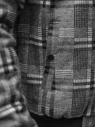 Férfi kabát szürke OZONEE O/3A58