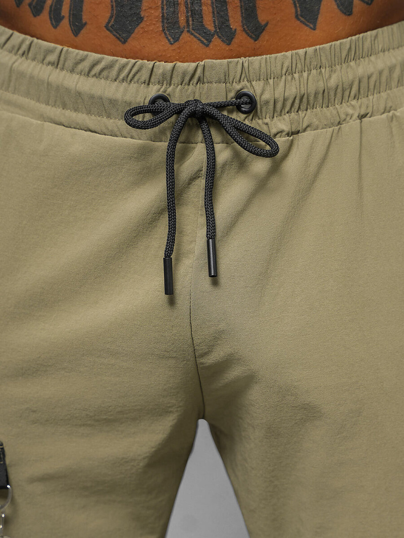 Férfi Chino Nadrág Sötét-Bézs OZONEE O/PS5519