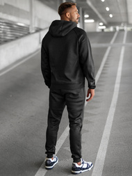 Férfi melegítő együttes fekete OZONEE JS/8C1967/3