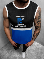 Férfi trikó Kék OZONEE JS/SS11082Z