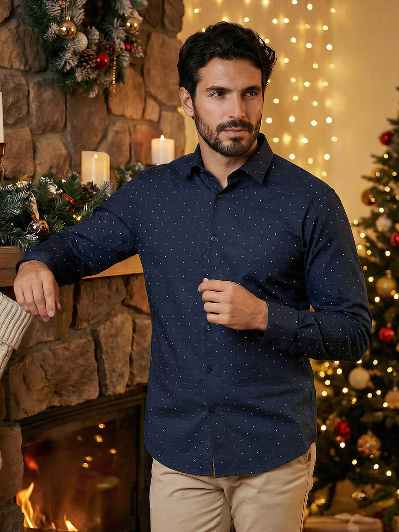 Férfi Ing Gránát OZONEE V/V181Z