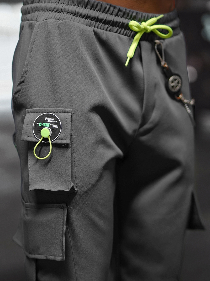 Férfi chino nadrág grafit OZONEE O/CP149Z