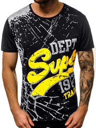 Férfi póló Fekete OZONEE JS/KS1942