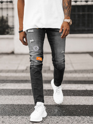 Férfi farmer nadrág fekete OZONEE NB/MP0047NZ