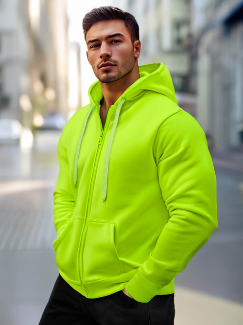 Férfi kapucnis pulóver akvamarin OZONEE JS/2008/72Z