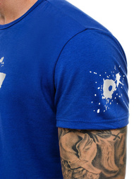 Férfi póló Kék OZONEE JS/SS100730Z