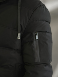 Férfi kabát fekete OZONEE JS/31M5003Z