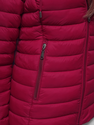 Női Kabát Bordó OZONEE JS/16M9101/06