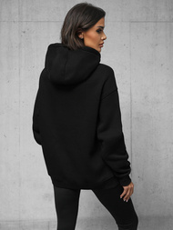 Kapucnis felső fekete OZONEE O/SWE23019Z