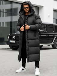 Férfi téli kabát fekete OZONEE O/M3202Z