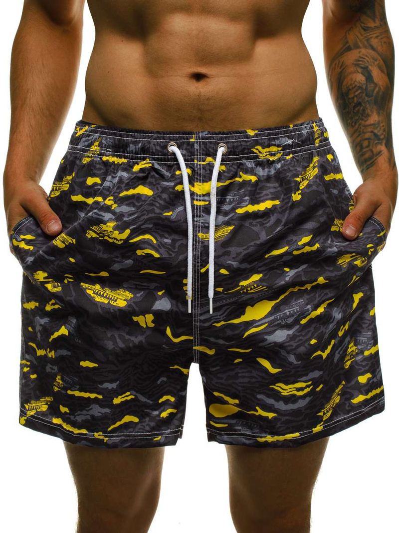 Férfi fürdőnadrág Fekete OZONEE JS/ST072