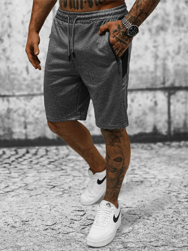 Férfi Rövidnadrág Grafit OZONEE JS/8K280