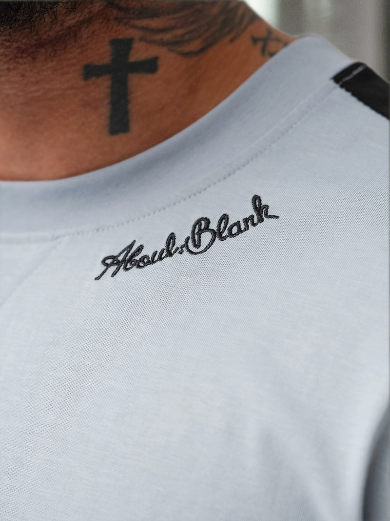 Férfi Póló Világos-Kék OZONEE O/QQ1195