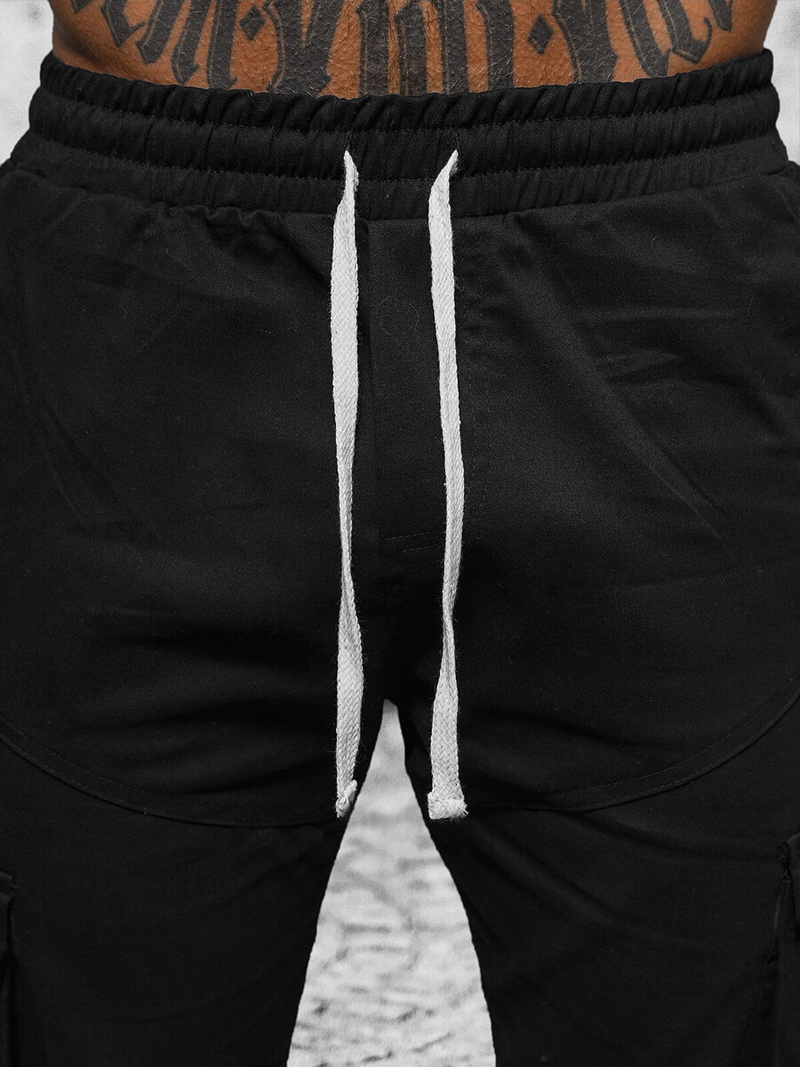 Férfi nadrág jogger fekete OZONEE O/G3043