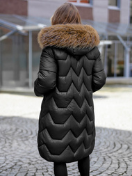 Női téli kabát fekete OZONEE O/5M3229/392