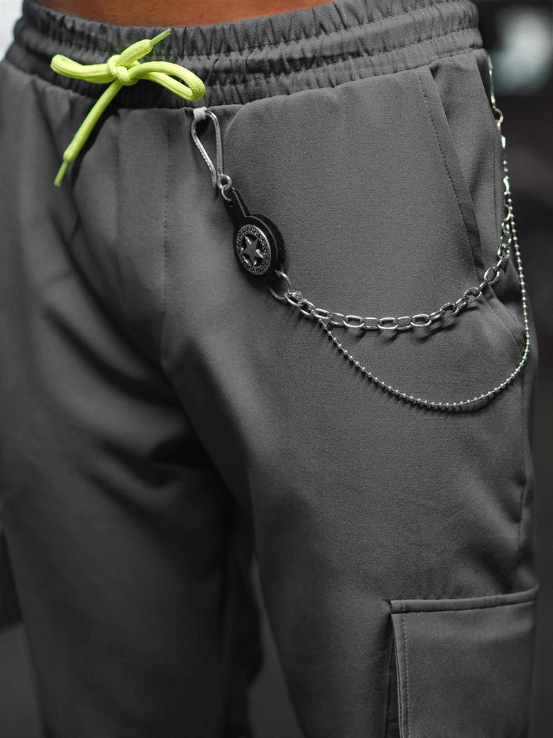 Férfi chino nadrág grafit OZONEE O/CP149Z