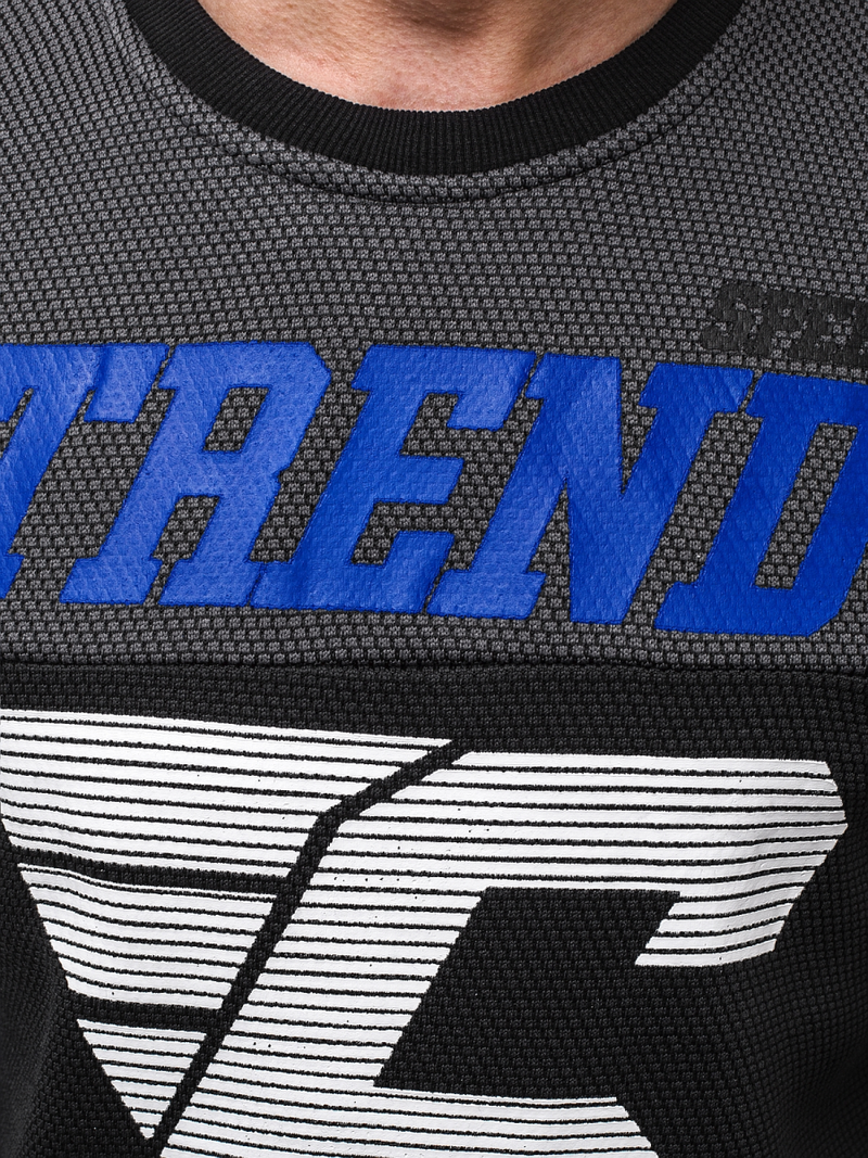 Férfi Melegítő Felső Fekete OZONEE JS/DD752Z