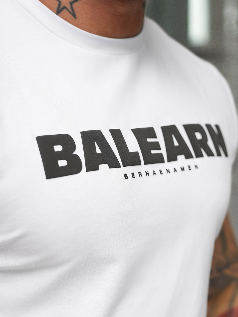 Férfi Póló Fehér OZONEE NB/MT3135