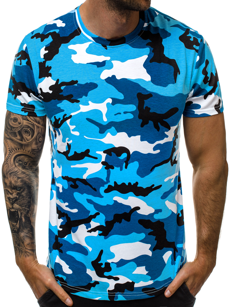 Férfi póló Világoskék OZONEE JS/S807