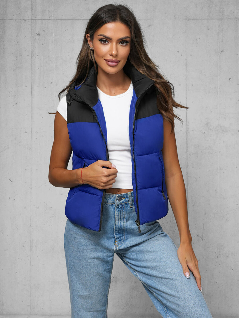 Női mellény kék OZONEE JS/16M9112/184