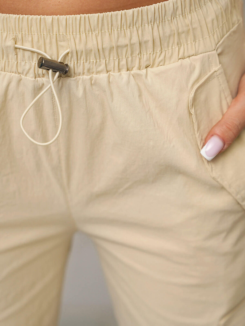 Női nadrágok ecru OZONEE O/TT00393