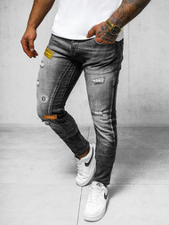 Férfi farmer nadrág fekete OZONEE NB/MP0047NZ