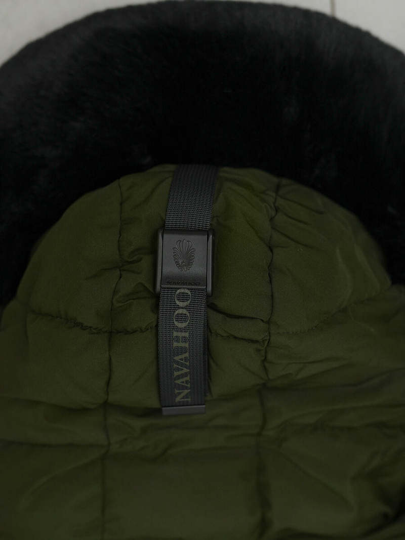 Női téli kabát khaki OZONEE O/W377Z