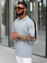 Férfi Póló Világos-Kék OZONEE O/QQ1195