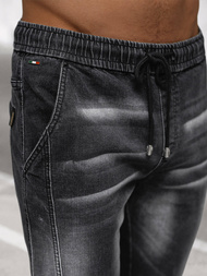 Férfi Nadrág Jogger Fekete OZONEE NB/MP0115N
