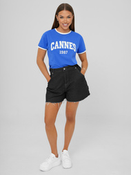 Női polo kék OZONEE JS/R62184