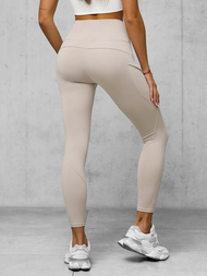 Női Leggings Bézs OZONEE JS/XY24017L