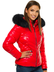 Női dzseki Piros OZONEE JS/M23068/2