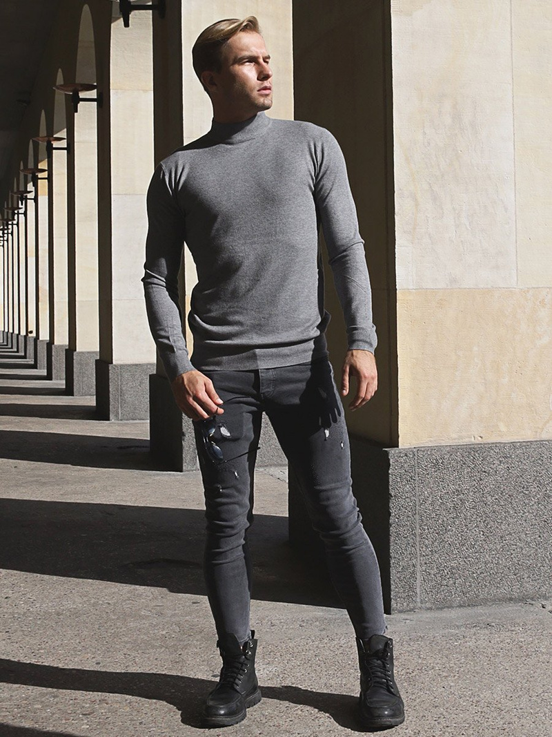 Férfi farmernadrág Grafit OZONEE DP/589/R3