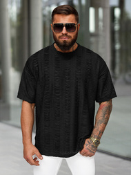 Férfi Póló Fekete OZONEE O/B1149