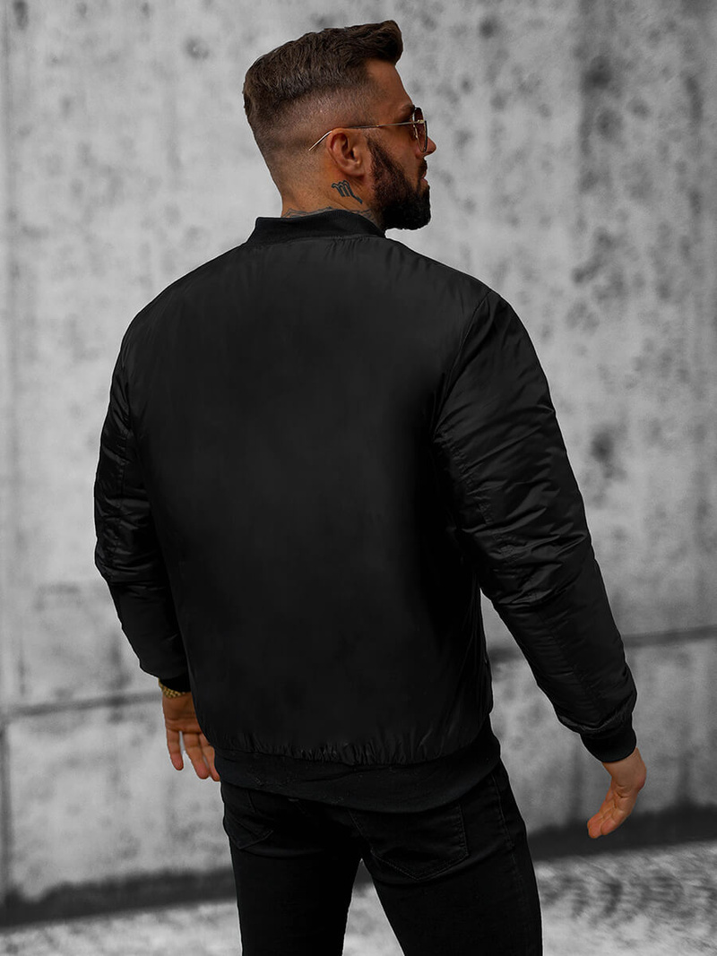 Férfi bomber dzseki fekete OZONEE JS/AK95Z