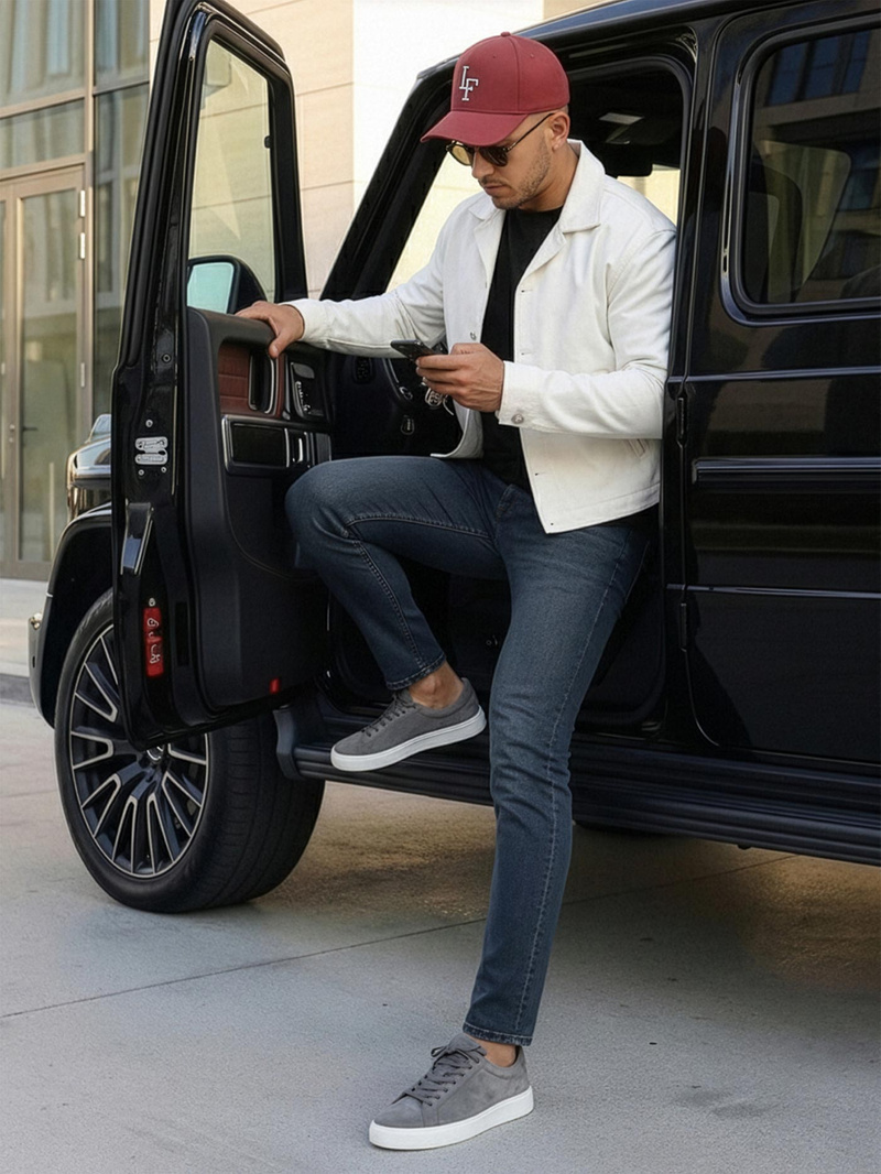 Férfi farmer nadrág sötét-kék OZONEE O/JK2895AZ